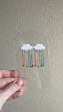 Load image into Gallery viewer, Cloud Dangles: Rainbow