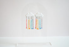 Load image into Gallery viewer, Cloud Dangles: Rainbow