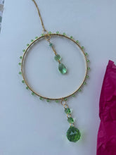 Load image into Gallery viewer, Aventurine Green Large Hoops (Multiple Styles)
