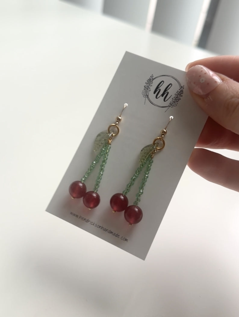 Cherry Dangle Earrings