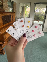 Load image into Gallery viewer, Teeny Tiny Heart Stud- Multiple Colors
