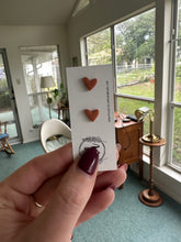 Load image into Gallery viewer, Teeny Tiny Heart Stud- Multiple Colors
