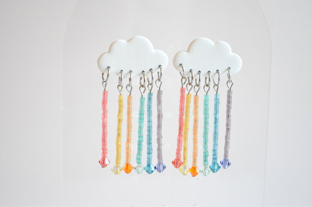 Cloud Dangles: Rainbow